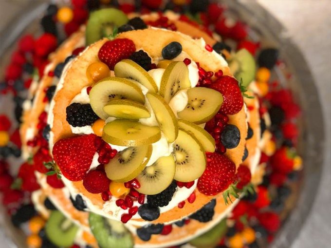 Obsttorte mehrstöckig